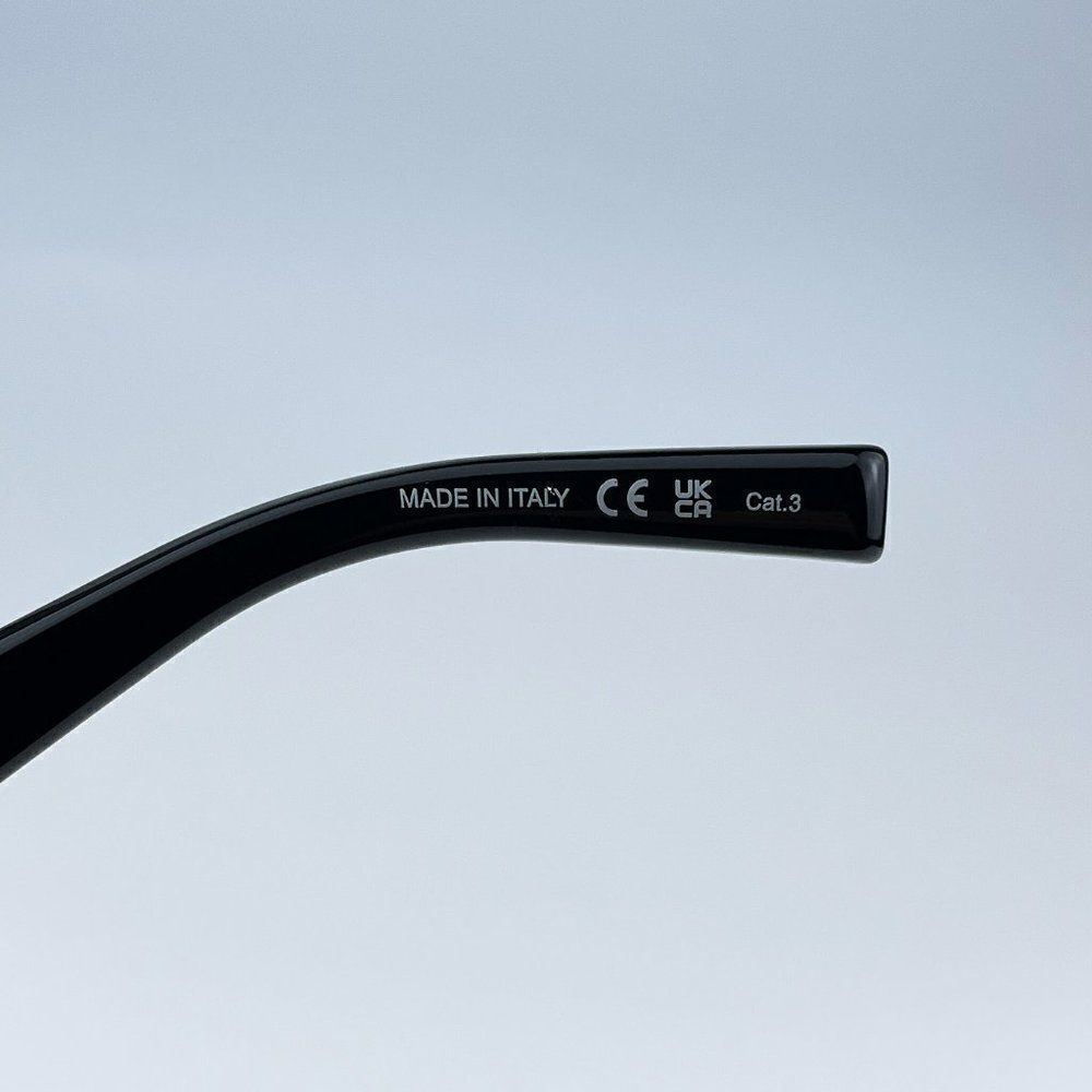 NEW Saint Laurent SL593 001 Black Square Unisex Sunglasses - Picture 9 of 11